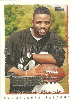 Devin Bush Atlanta Falcons 1995 Topps NFL Rookie Card - Draft Pick #236